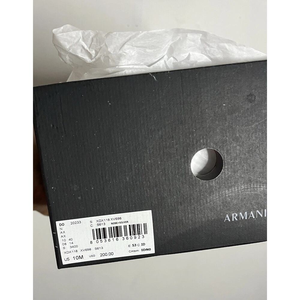 Armani Exchange Rock Platform Sneakers Women's Size US 10 - Picture 13 of 13